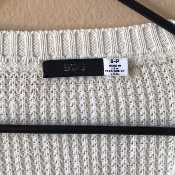 BDG Slouchy Knit Black & White Cardigan - Picture 2 of 4